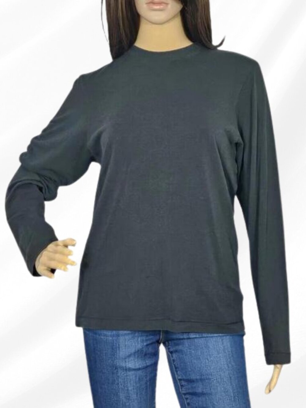 SKIMS Black Long Sleeve T-Shirt Size XXS
